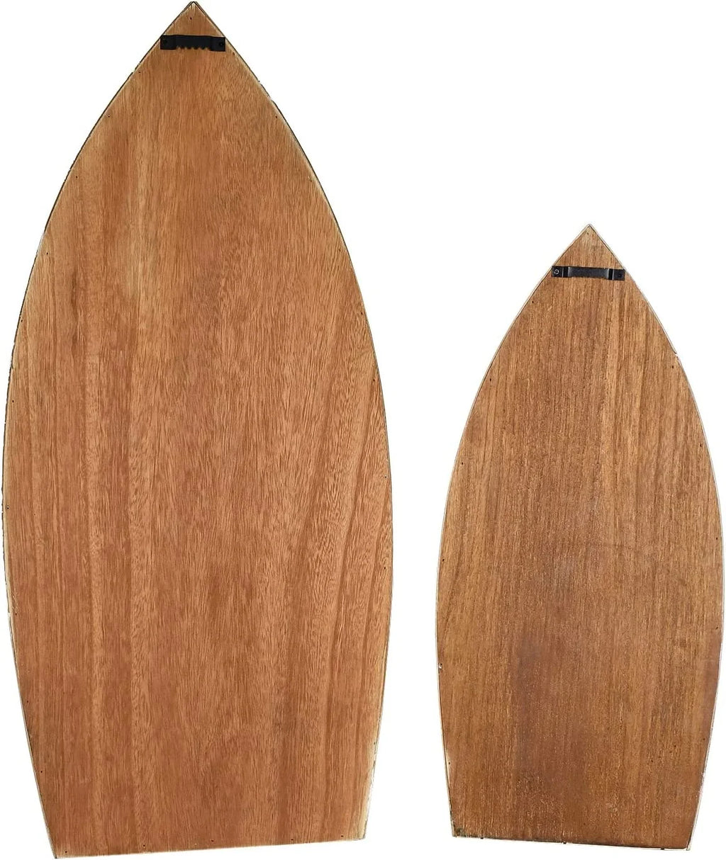 Wooden Boat Decor with 3 Tiers T5347
