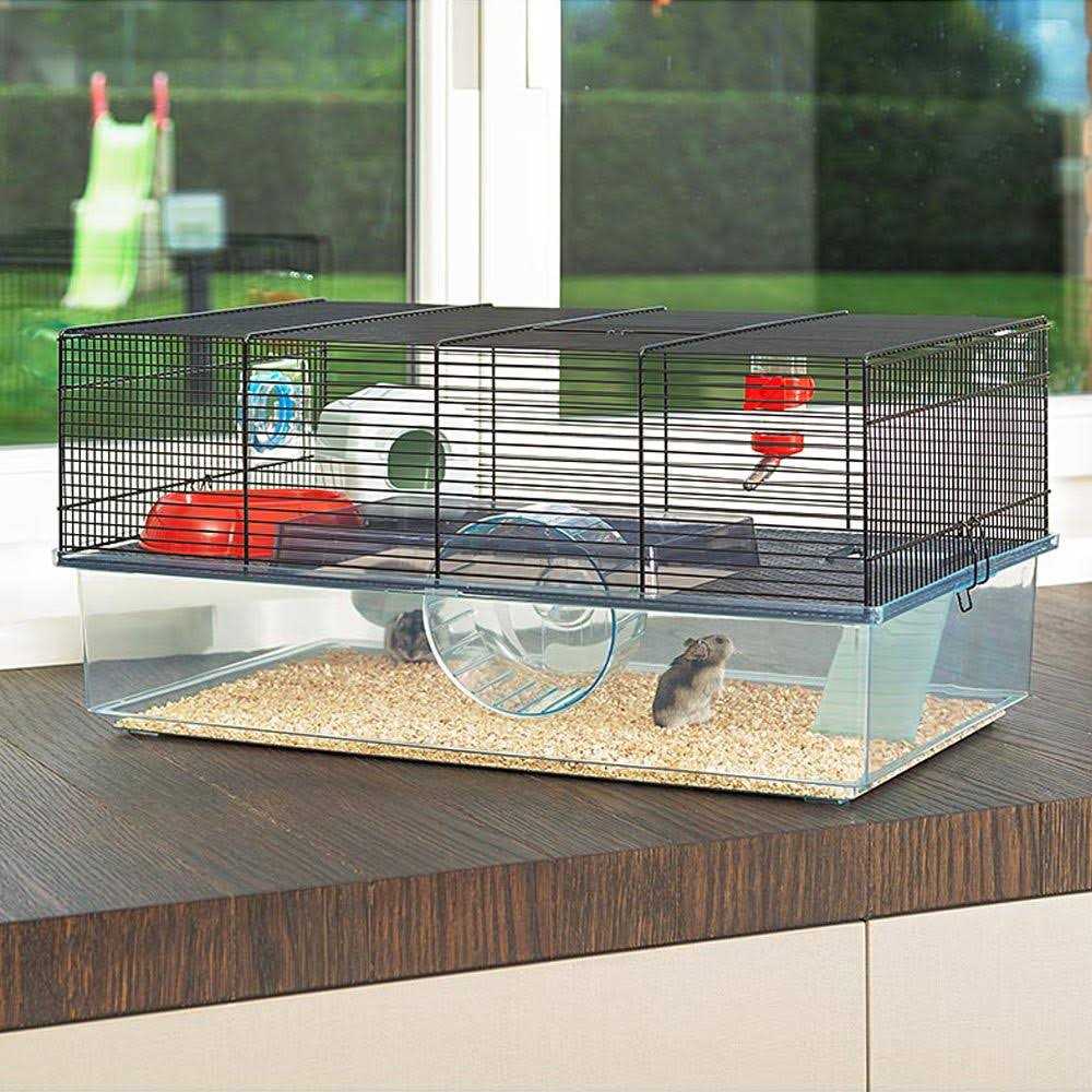 Large Hamster Cage with Water Bottle J572