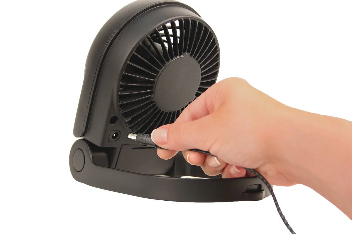 Black Portable Folding Personal Fan S930