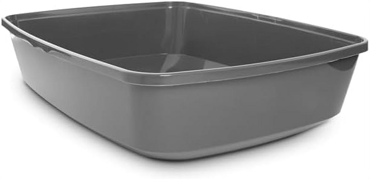 Charcoal Open Cat Litter Box X70747