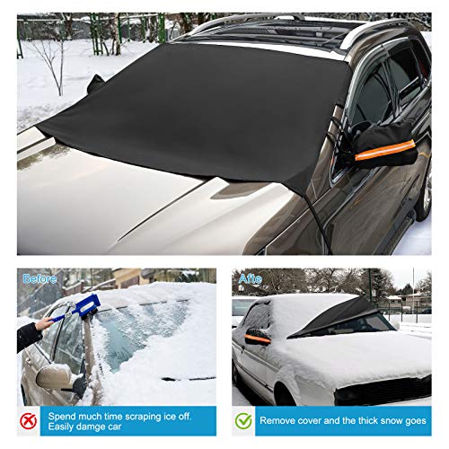 600D Windshield Cover with Side Covers 76 x 49 inches O68973