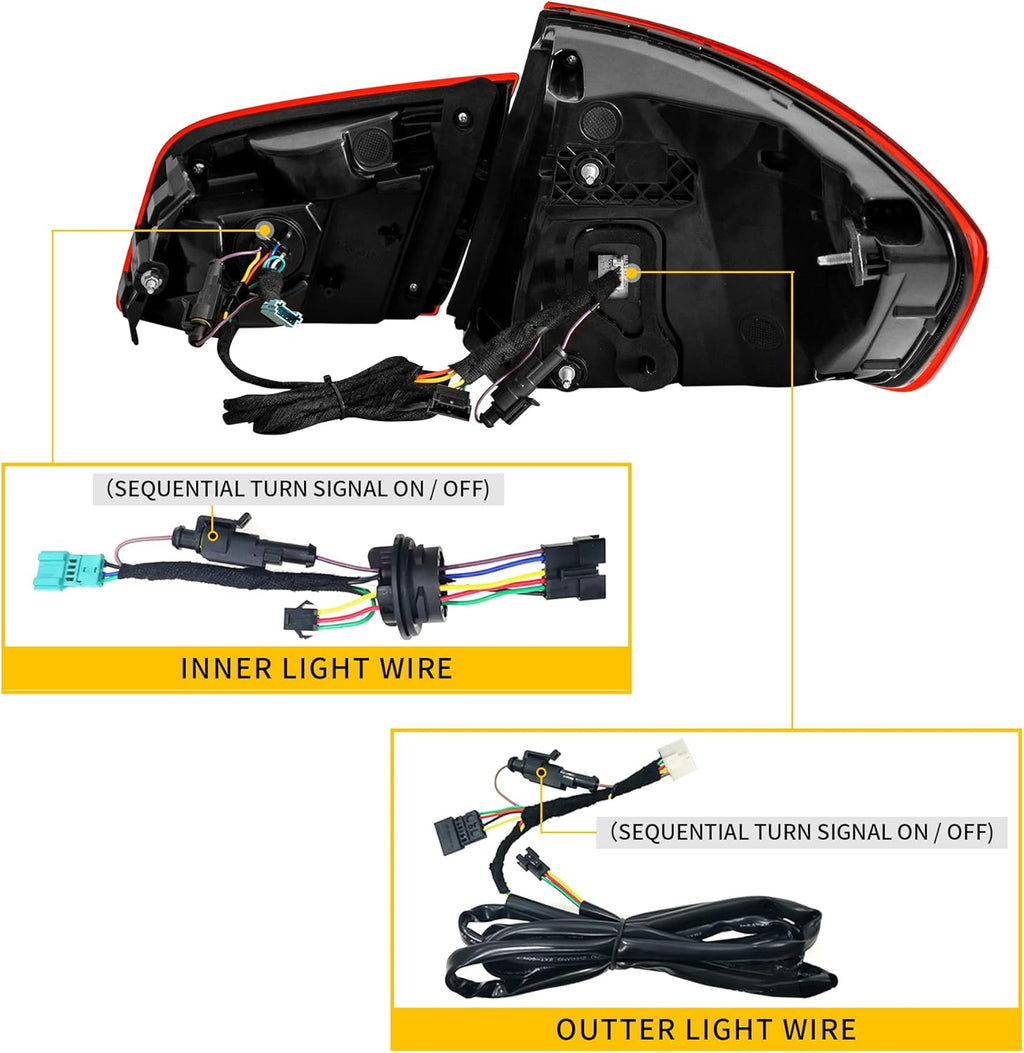 OLED Tail Lights with Sequential Turn Signal W42517