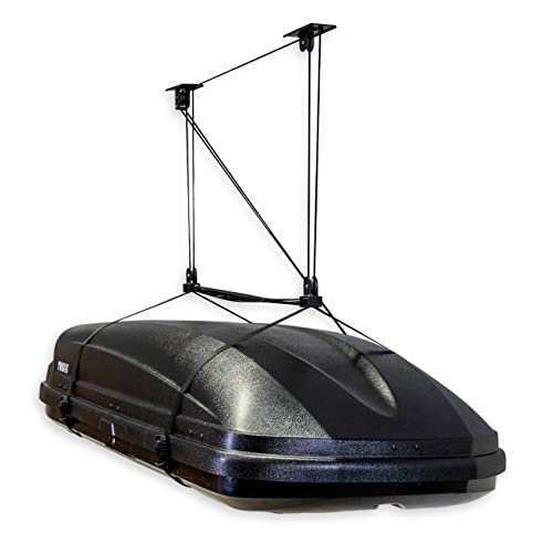 Cargo Box Ceiling Hoist with Pulley Lift System, Fits 8–10 ft Ceilings, Holds 150 lbs V790124