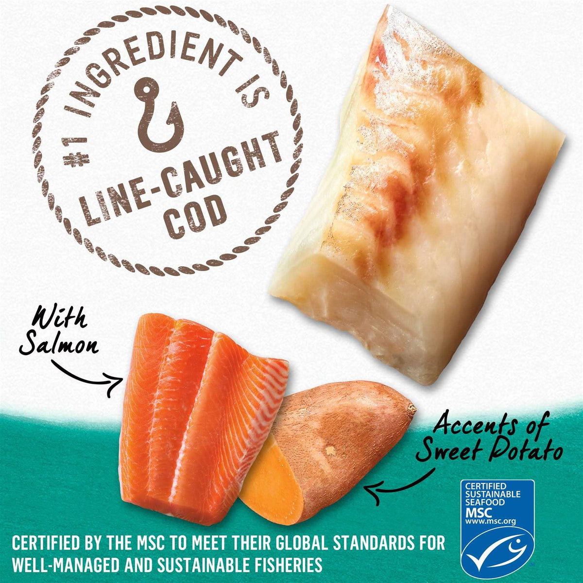 Alaskan Cod Salmon & Sweet Potato Wet Dog Food Can K914