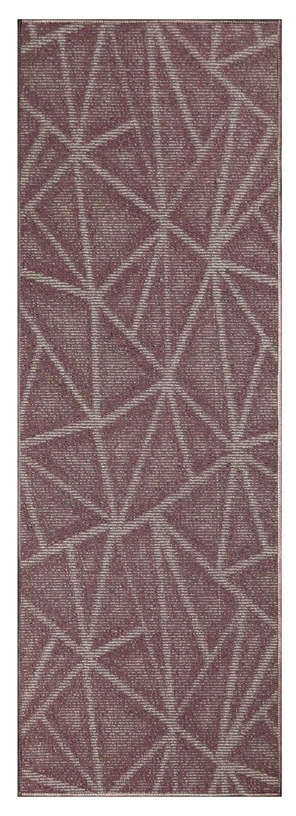 Purple 6' x 12' Solid Color Area Rug C1473