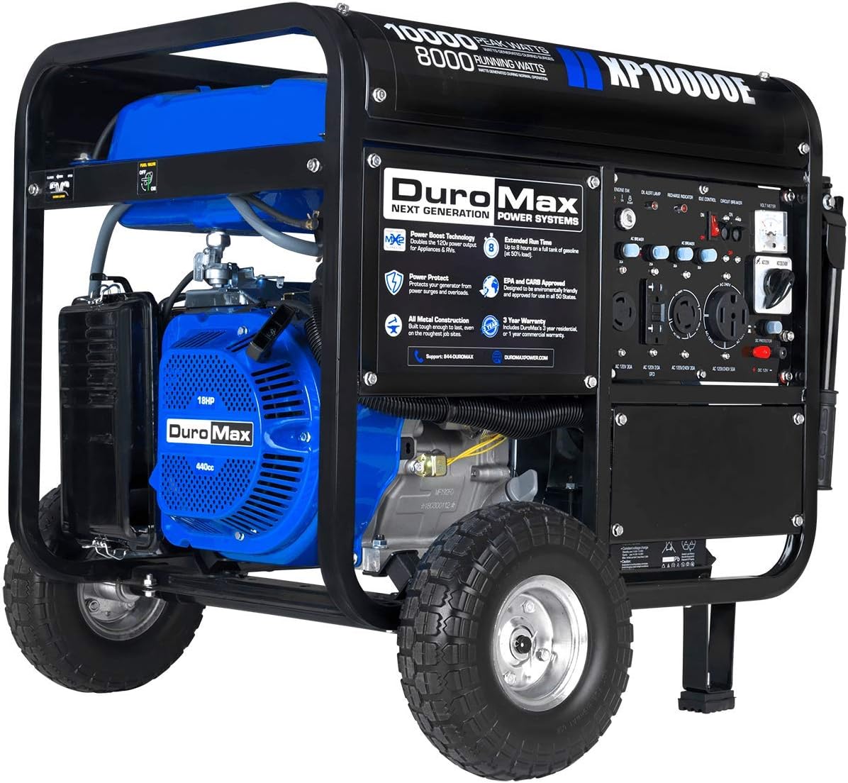 Dual Fuel Portable Generator 10000 Watt Electric Start R29643