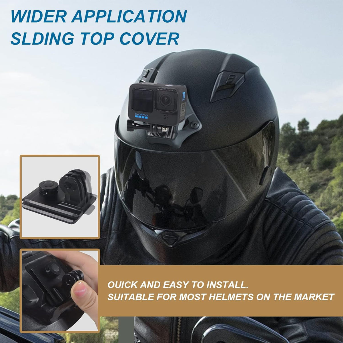 Aluminum Helmet Camera Mount L8362