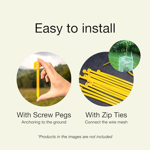 Green Plastic Wire Mesh Fence 15.7IN x 10FT Roll S77380