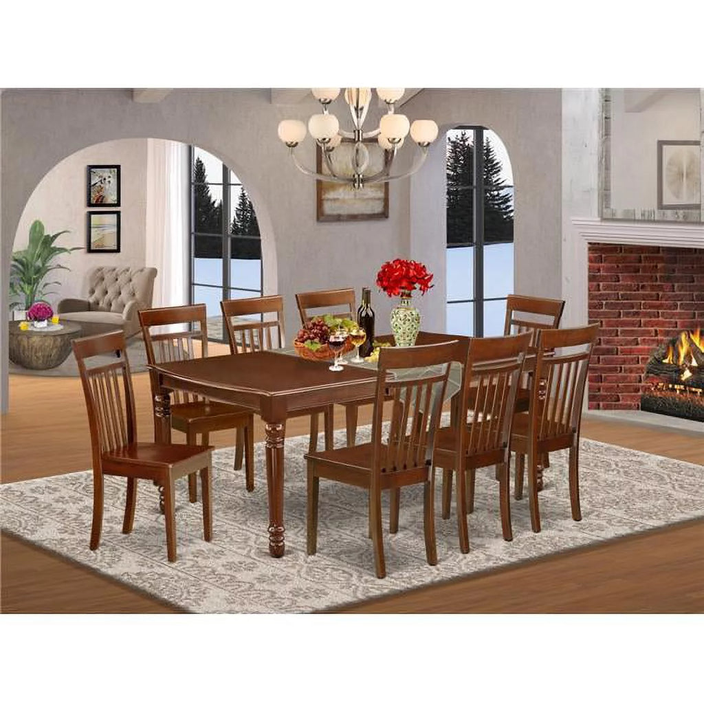 9 Piece Mahogany Wood Dining Room Set B1165