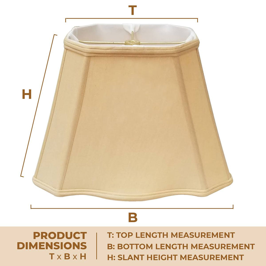 Antique Gold Lamp Shade, 11 x 20 x 14 I4564