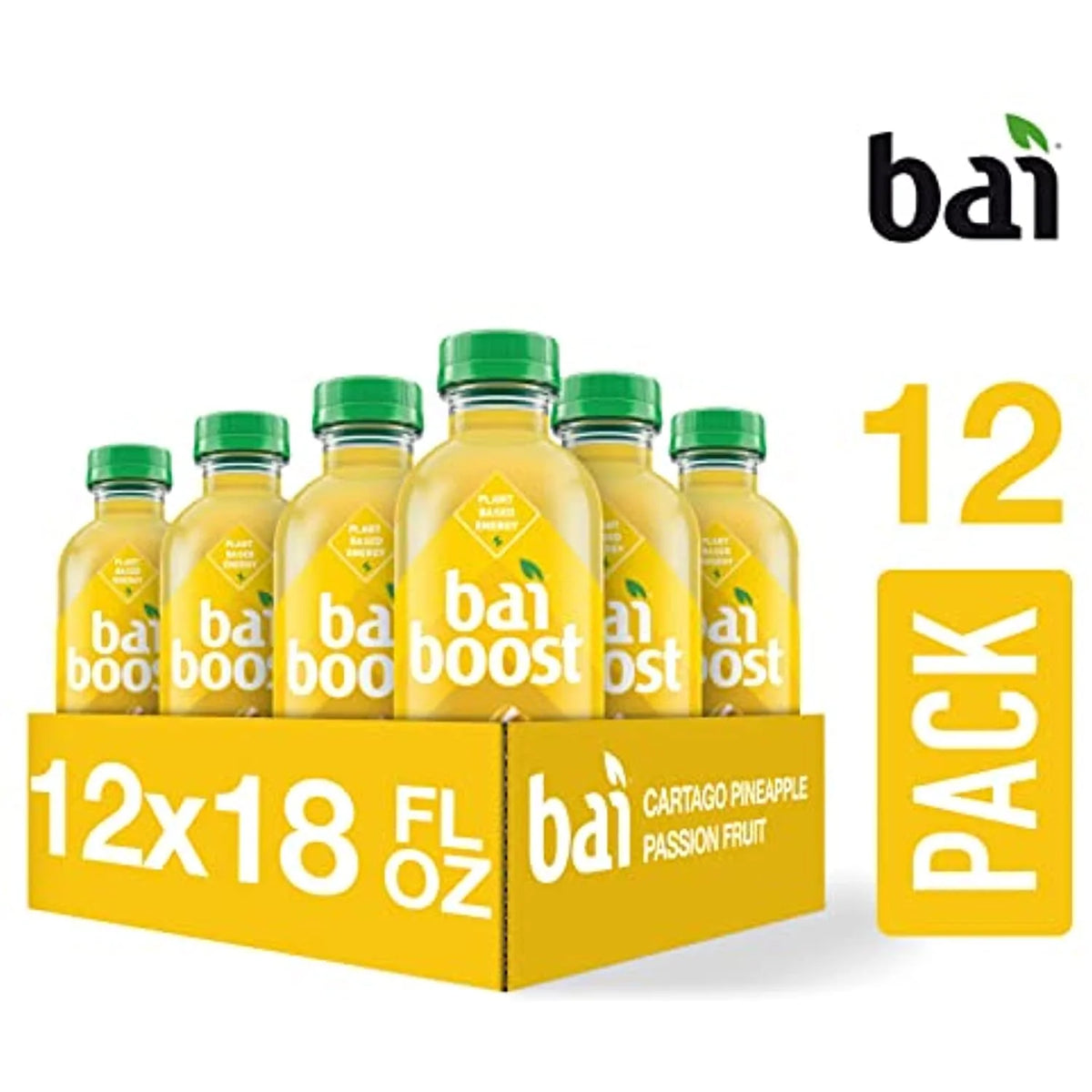 Pineapple Passionfruit Antioxidant Infused Beverage, 18 Fl Oz Bottle (Pack Of 12) E284585