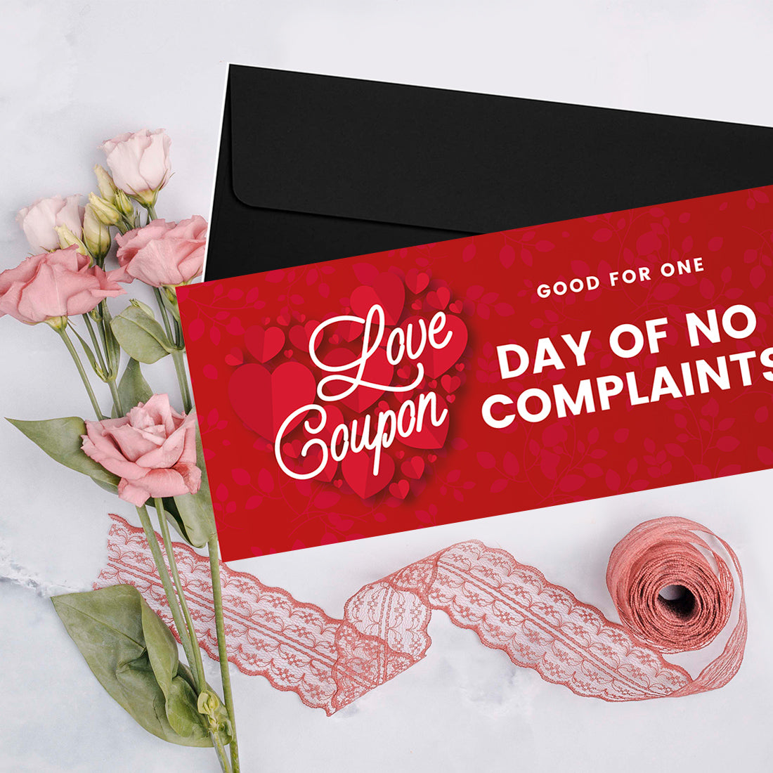 Red Hearts Love Coupons, 16-Pk S59390