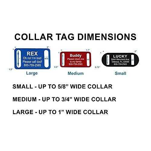 Slide-On Pet ID Tag Collar Tag M83259