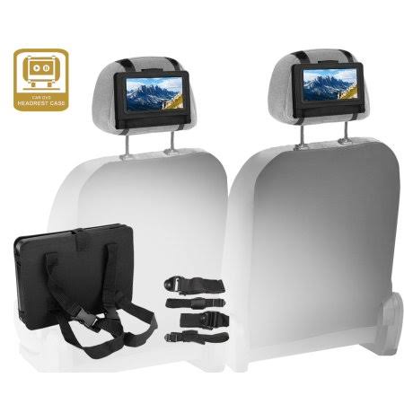 Portable 7 inch Dual Screen DVD Player with Rechargeable Battery B206