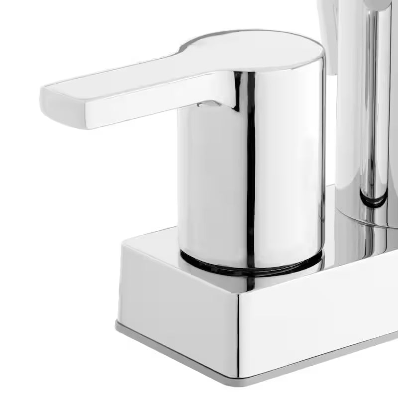 4 in. Centerset 2-Handle Low-Arc Bathroom Faucet in Chrome S87180