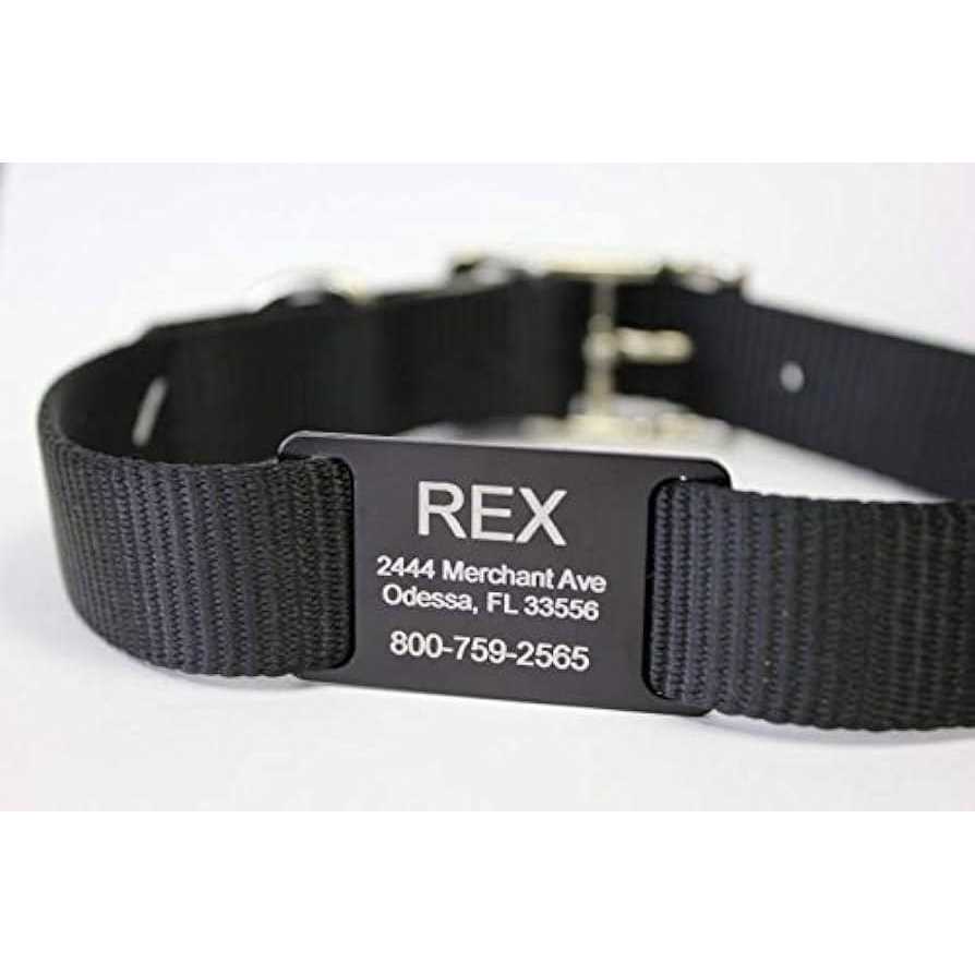 Slide-On Pet ID Tag Collar Tag M83259