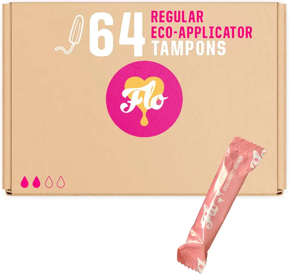 Organic Cotton Applicator Tampons 64 Regular Q362