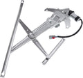 Front Left Driver Side Power Window Regulator with Motor for 1997-2001 Honda CR-V (4 Pins Plug) Pack of 2 R7267