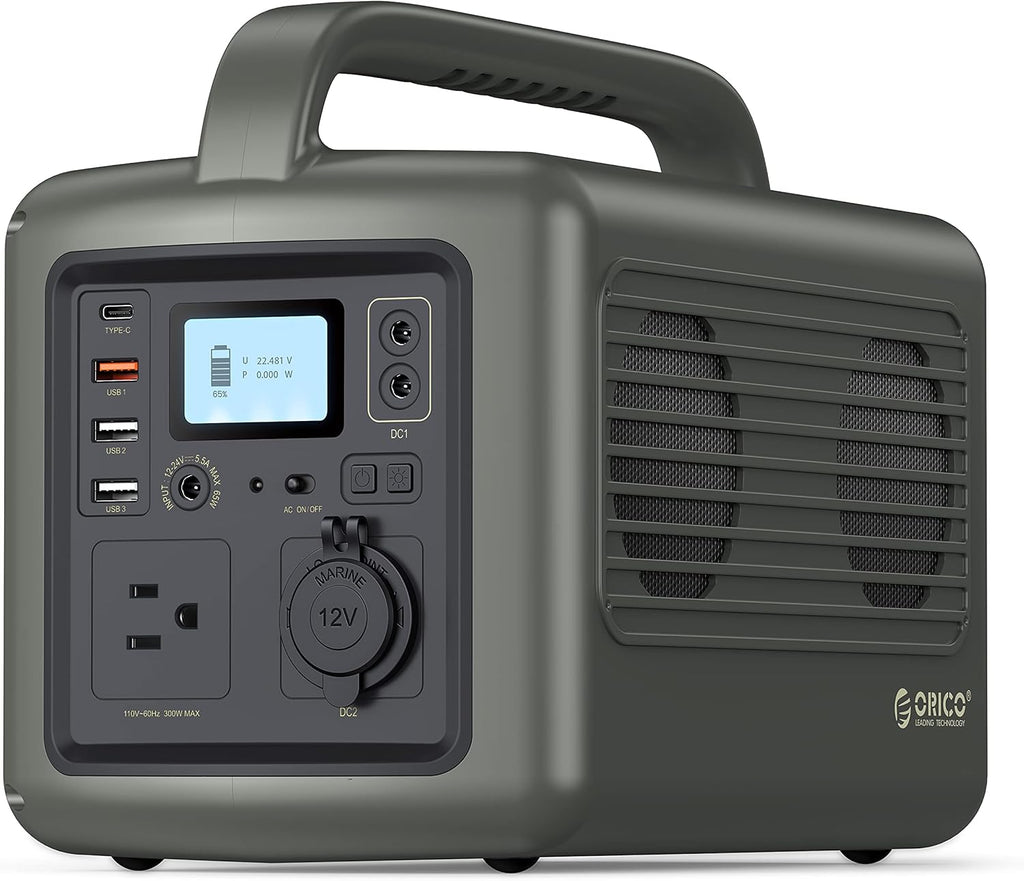 Portable Power Station 300W 427Wh Solar Generator C182