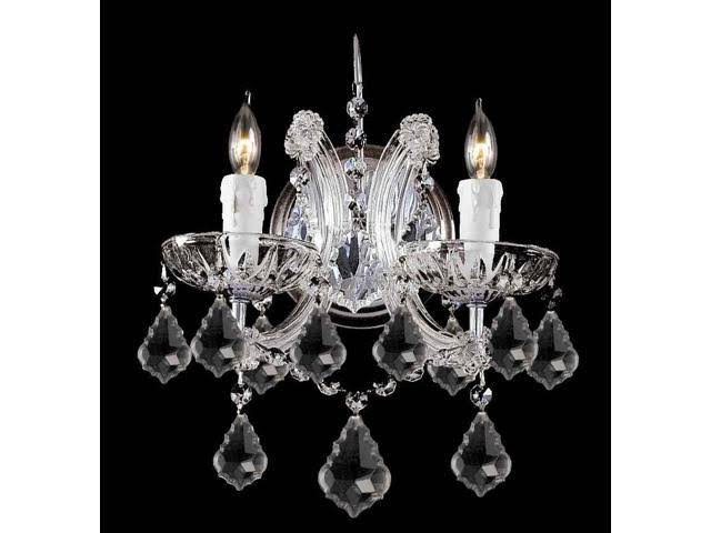 Crystal Chrome Sconce P900139