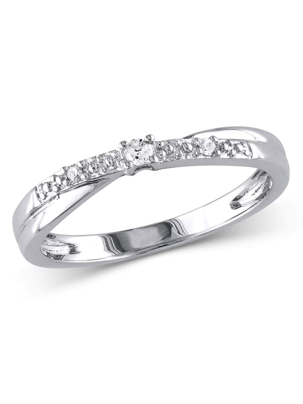 Diamond-Accent 10kt White Gold Promise Ring O4755