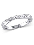 Diamond-Accent 10kt White Gold Promise Ring O4755