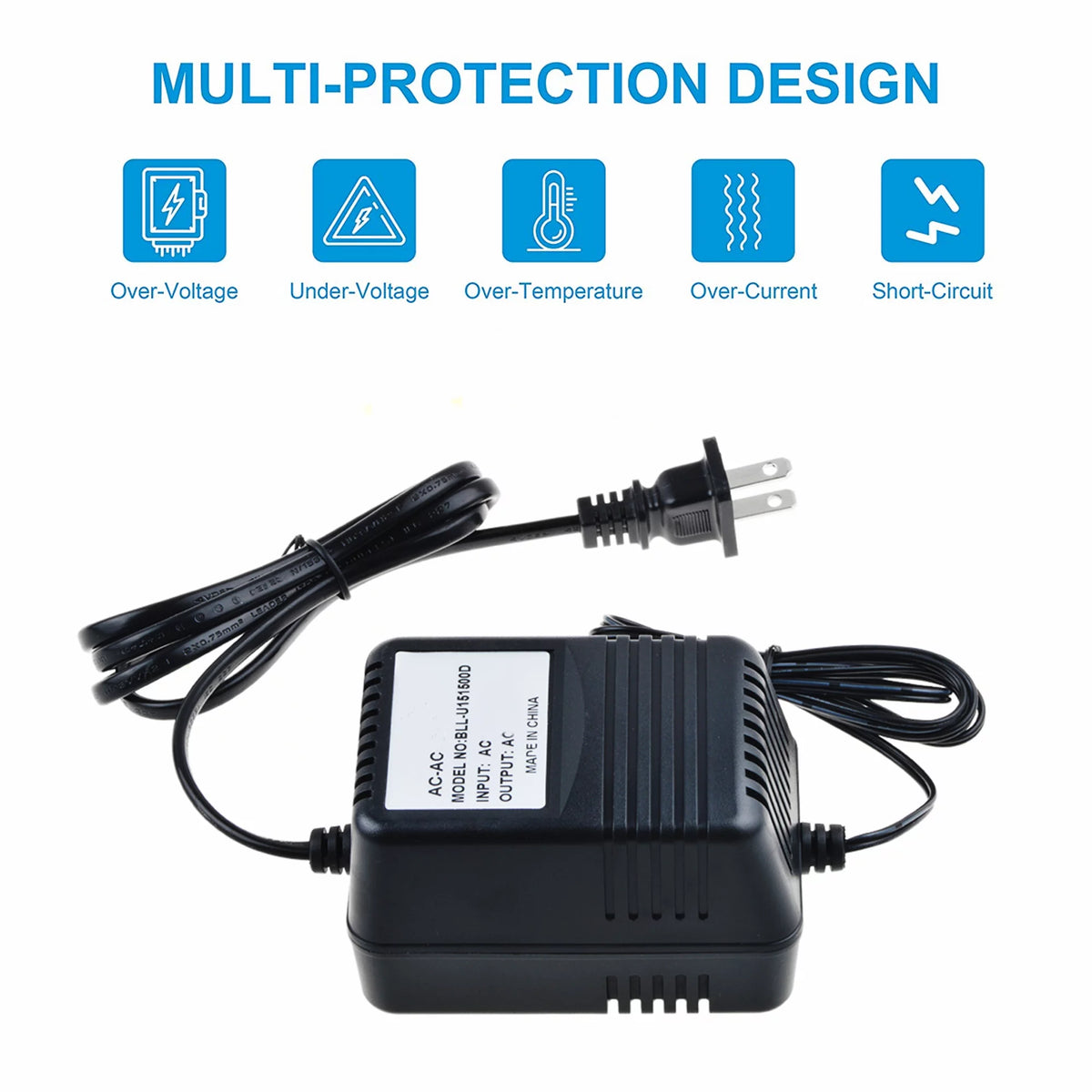 AC/AC Adapter 12V 1700mA Power Supply V122
