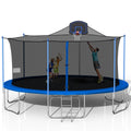 16FT Trampoline with Basketball Hoop and Ladder E186837