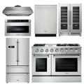 48 Propane Gas Range, Range Hood, Refrigerator, Dishwasher, Microwave, Wine Cooler O225