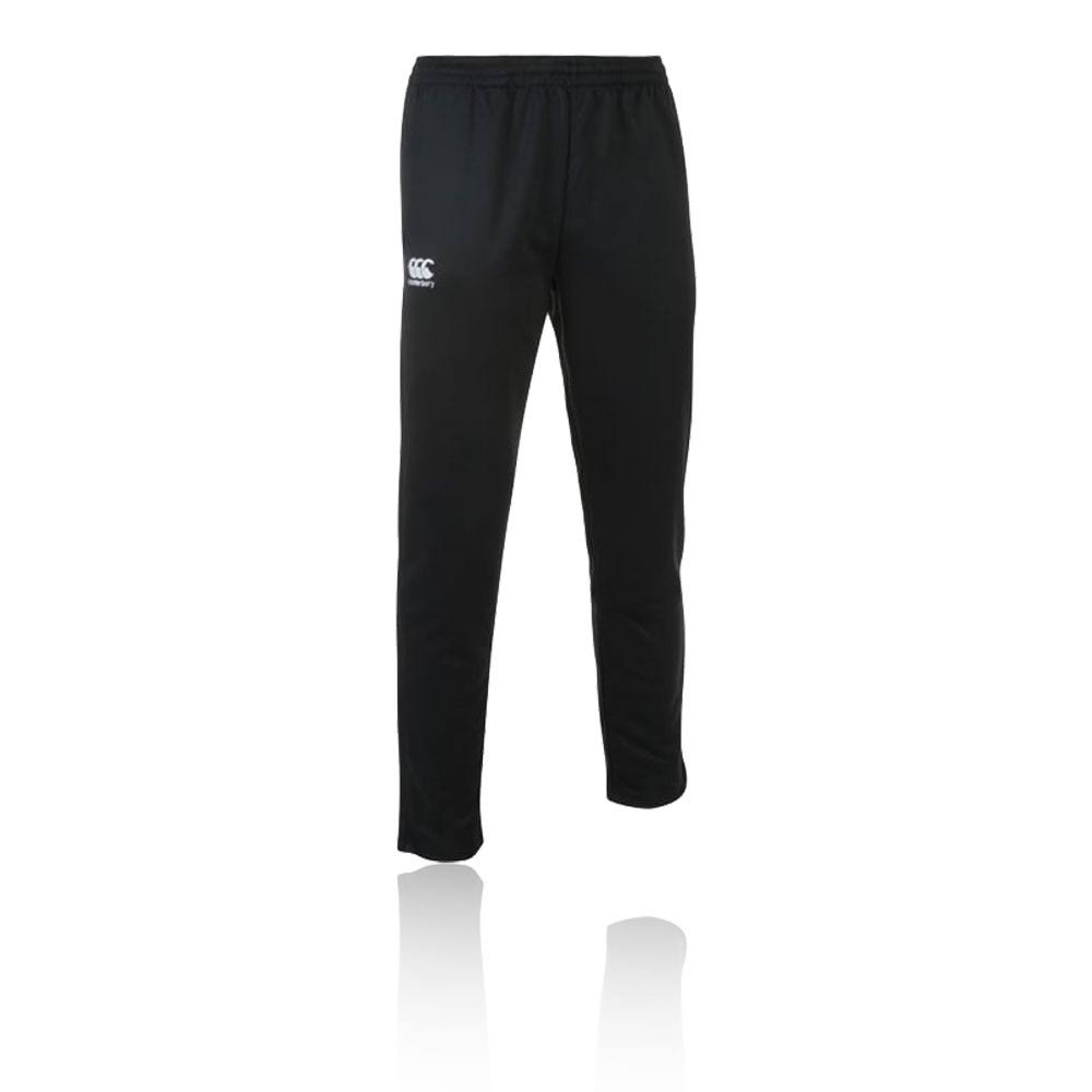 Black White Poly Knit Tapered Trousers Z637153