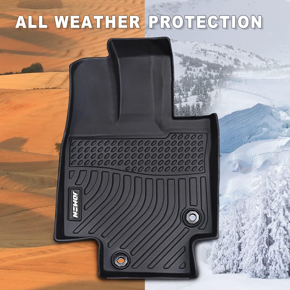 All Weather Floor Mats 3 Row Black Y319