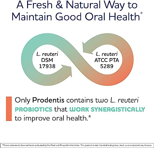 30 Mint-Flavored Oral Probiotics Lozenges O72546