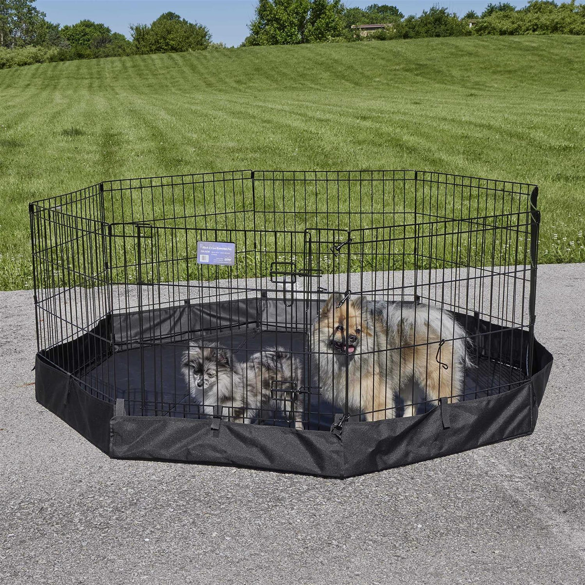Octagon Exercise Pen Fabric Mesh Bottom L224776