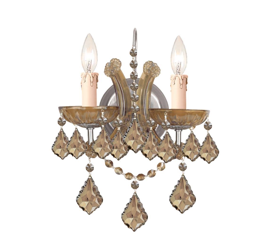 Crystal Chrome Sconce P900139