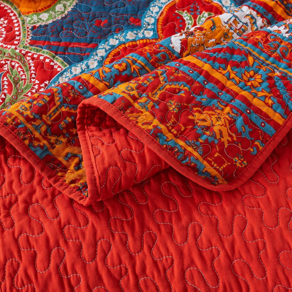 Cotton Bedspread Quilt Set S547