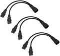 3Pack C14 to 2 x C13 Power Adapter Cable Cord 30cm O66413