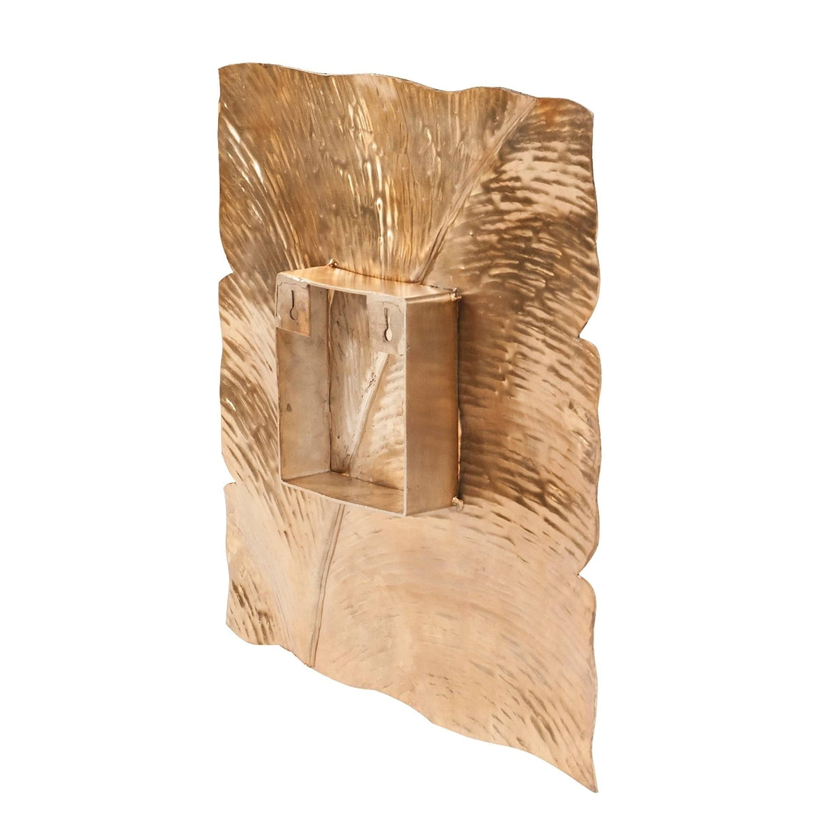 Square Leaf Wall Decor with Antique Silver T958318