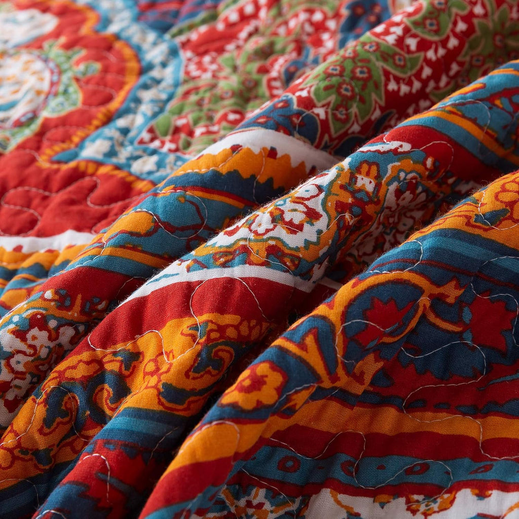 Cotton Bedspread Quilt Set S547
