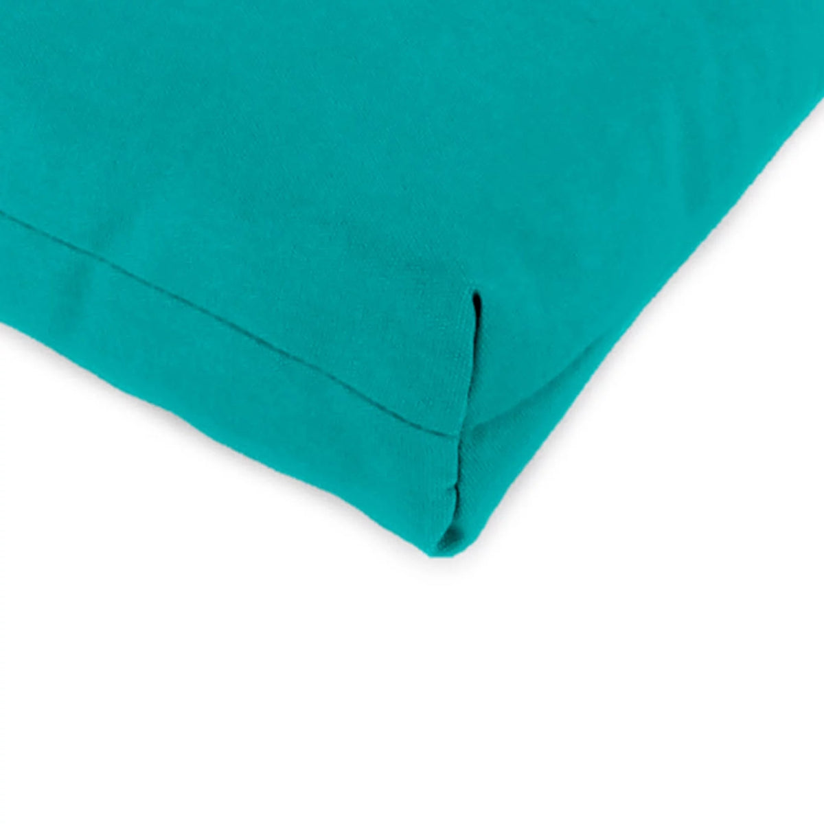 Turquoise Rectangular Outdoor Chair Cushion with Ties D63305