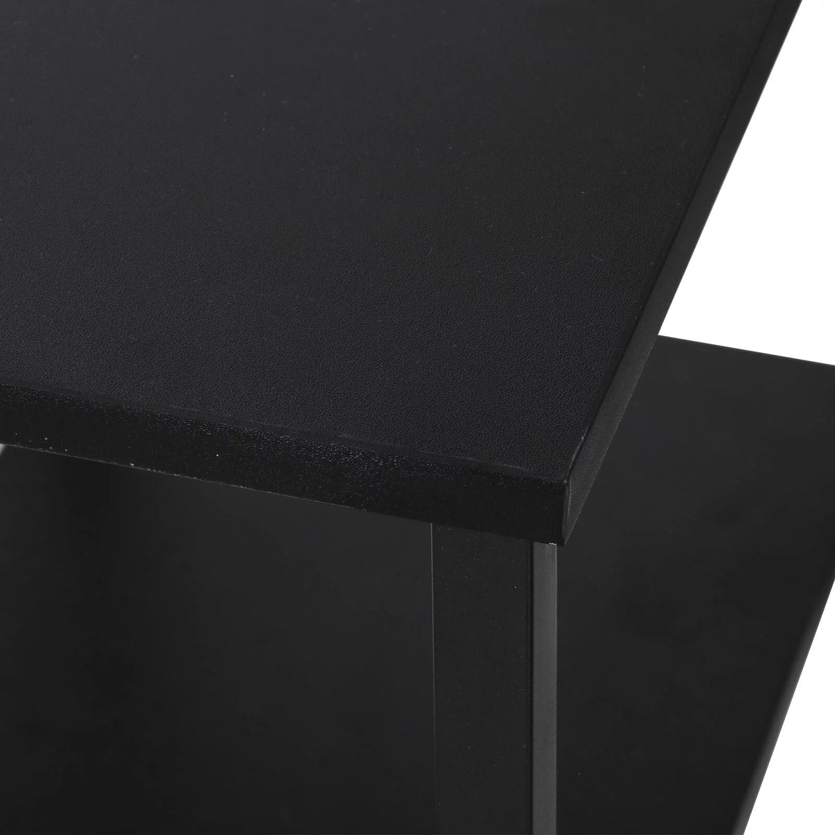Home Study Table with 2 Tier Shelves S8326