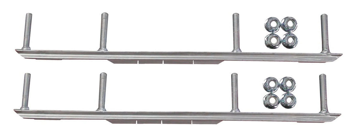 Blue XPT Snowmobile Skis with 7.5" Shaper Bars Complete Kit B724