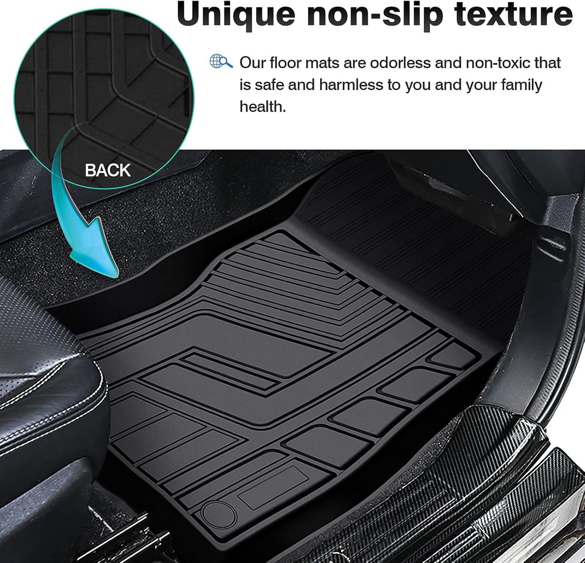 TPE All-Weather Car Floor Mats Full Set L57123