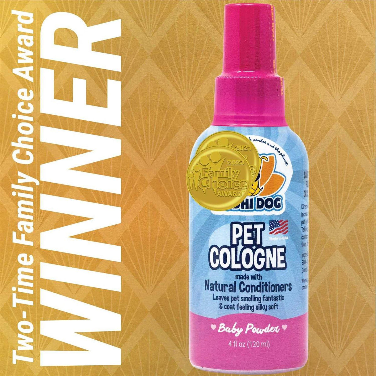 Natural Pet Cologne Body Spray for Dogs and Cats E569