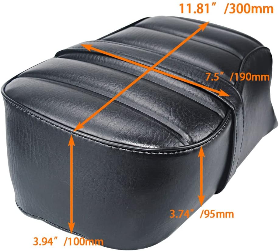 Black Passenger Pillion Seat Pack of 2 N29855