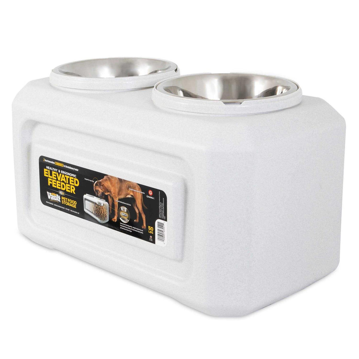 Elevated Dog Feeder with Storage J82912
