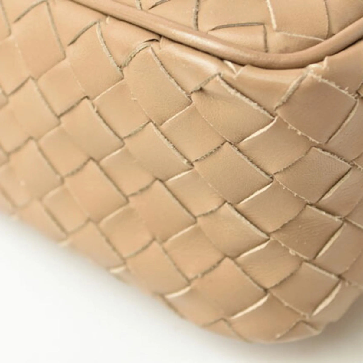 Camel Leather Shoulder Bag J717176