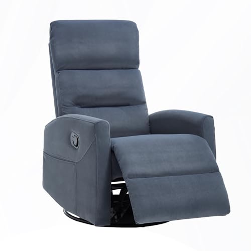 Beige Vibration Massage Swivel Rocker Recliner Chair T99999