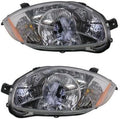 Headlight Set for 2007-2012 Mitsubishi Eclipse Halogen S15535
