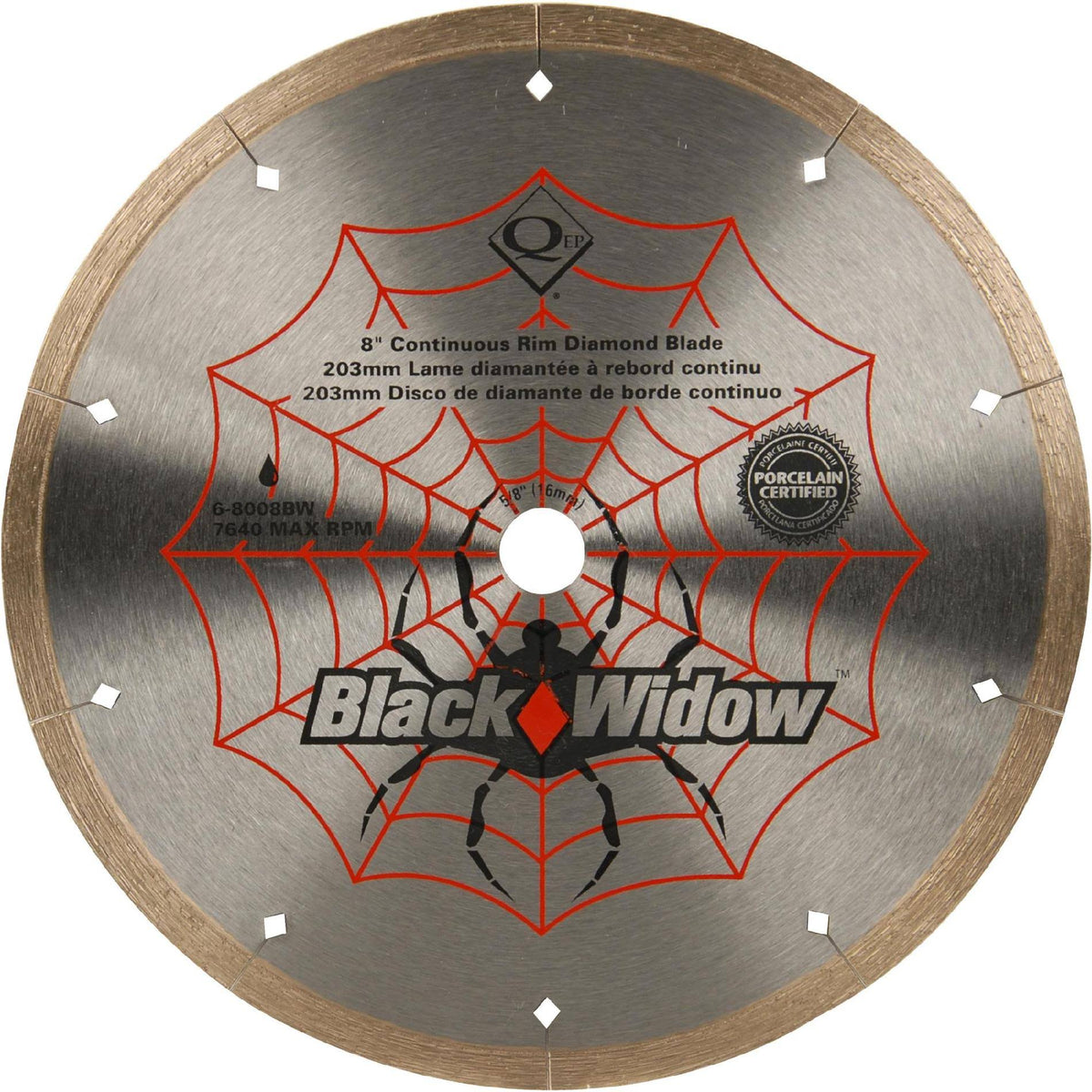Black Widow 8" Diamond Blade H5345