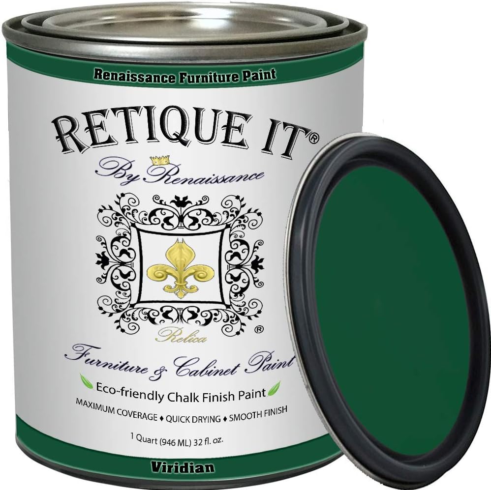 32 Fl Oz Chalk Furniture Paint, Viridian C86095